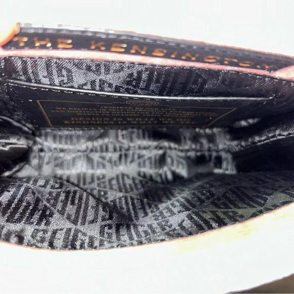 Kurt Geiger Pink Embellished Clutch with Gold Chain - Picture 7 of 9